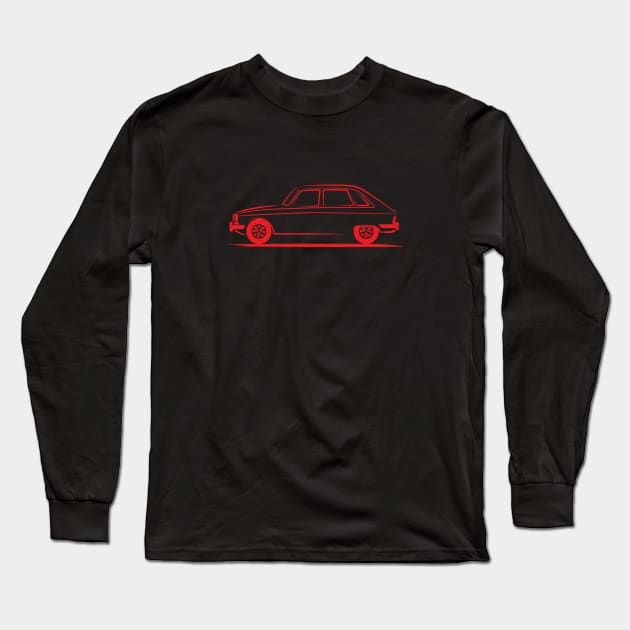 Renault 16 Renault R16 Red Long Sleeve T-Shirt by PauHanaDesign